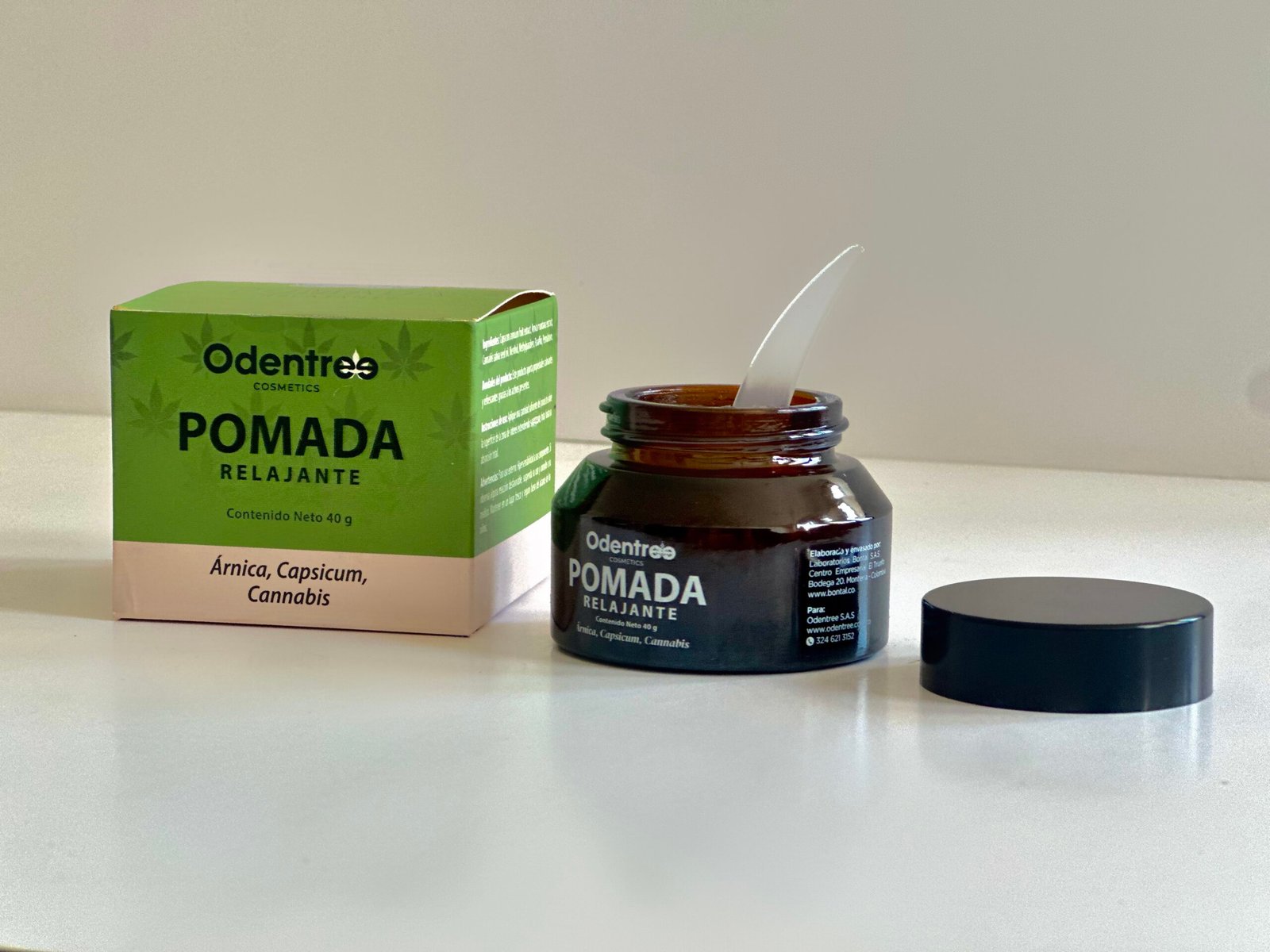 Pomada relajante 40gr; Árnica, Capsicum, Cannabis - Image 3